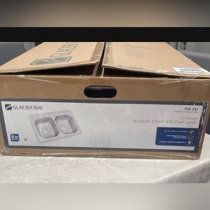 Glacier Bay Double Bowl Sink